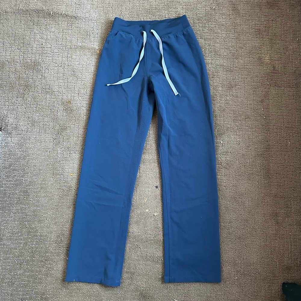 Figs livingston high waisted wide leg scrubs
